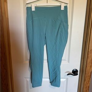 LuluLemon Teal High-Waisted Leggings Women Size 10